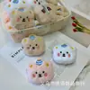 Nova Pelúcia Fofa de Animal de Desenho Animado Grande Boneca Urso Sanrio Princesa Franja Lateral Presilha de Cabelo