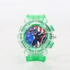 Reloj para Niños Anime Superhéroe LED Electrónico Estudiantes de Primaria Analógico Alfabetización Regalo Reloj de Cuarzo Mayoreo