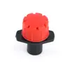 Dripper de Oito Furos Chapéu Vermelho Vermelho Bico com Fluxo Ajustável Dripper para Árvores Frutíferas de Jardim Equipamento de Aspersor de Irrigação por Gotejamento para Jardinagem