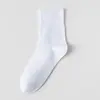 Calcetines Sueltos para Hombre, Calcetines Finos de Algodón, Transpirables, No Aprietan, Talla Grande, Sueltos, Calcetines de Media Pantorrilla sin Costuras para Primavera y Verano