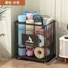 Estantería Móvil para Equipos de Fitness en Casa, Estantería para Guardar Equipos de Estudio de Yoga, Estantería de Almacenamiento Multifuncional