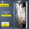 Para Samsung Z FOLD5 5G caso de couro versão filme de vidro temperado Samsung Z FOLD 5 HD filme de vidro temperado