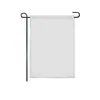 Bandera de Jardín Blanca Transfronteriza DIY Doble Cara Bandera de Competición Oem Fiesta Americana Diseño de Patio Bandera de Amazon Personalización