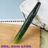 Simulação Fruta Legume Falso Cola Macia Tamanho Pepino Amargo Pepino Berinjela Modelo Decoração de Cozinha Casa Pêndulo Brinquedo