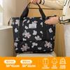 Bolsa de Viaje Gran Capacidad Plegable Pied de Poule Bolsa de Yoga Cuadros Bolsa de Hombro para Viaje Ligera Separación Seco y Húmedo Bolsa de Gimnasio