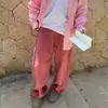Novedad 2024 Pantalones de Pierna Ancha para Hombre Verano Tendencia Estudiante Básicos Combinan con Todo Súper Largos Verticales Casuales