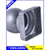 Capa de bola redonda para cerca de ferro forjado capa de bola de ferro galvanizado cabeça de coluna estampada oca capa de coluna bola decorativa capa de bola para poste vertical de tubo quadrado