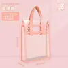 Bolsa Transparente de PVC para Tutorías, Bolsa para Documentos, Bolsa de Examen para Estudiantes de Alta Calidad, Bolsa Portátil para Libros, Bolsa de Almacenamiento Impermeable