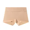 Shorts de segurança anti-exposição de algodão puro para mulheres, cuecas boxer de algodão com entrepernas largas, shorts de quatro pontas para mulheres
