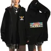 2025 Invierno Hzw Nuevo Luffy Anime Periférico Sudadera con Cremallera Bidimensional Otoño e Invierno Chaqueta de Forro Polar Cosplay