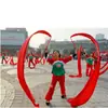 Tela de seda roja cinta de seda danza de la cinta pañuelo cuadrado de seda roja suministros seda Yangge tambor de cintura serpentinas de cinta coloridas danza palo para niños