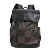 Mochila Transfronteriza para Negocios Nuevos para Hombre, Bolso de Doble Hombro, Gran Capacidad, Bolsa para Portátil de Viaje, Bolsa Funcional de PU para Trabajo, Hombre Moderno
