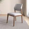 Mesa y Sillas de Comedor de Madera Maciza Silla de Comedor Nórdica Minimalista Moderna Uso Doméstico Taburete de Lujo Ligero Silla con Respaldo Silla Casual de Celebridad de Internet Hotel