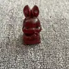 Talla en Madera de Sándalo Rojo Juego Completo de 12 Animales del Zodiaco Manijas Lindos Adornos Curativos de Escritorio Manijas Antiguas para Atracciones Turísticas
