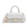 Bolso pequeño informal, sencillo y portátil para mujer, primavera 2025, bolso cuadrado pequeño, bolso bandolera de hombro con múltiples combinaciones.