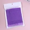 Bastoncillos de Algodón Nano Desechables, Bastoncillos Pequeños de Algodón para Limpieza, Bastoncillos de Algodón Ultra Finos para Eliminar Maquillaje de Ojos, Delineador de Labios, Delineador de Ojos, Maquillaje de Pestañas y Desmaquillante