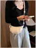 Bolsa feminina 2026 modelo novo primavera-verão, bolsa pequena transversal versátil, bolsa de chifre nicho, bolsa transversal de ombro estilo bolinho