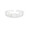 1118 estilo coreano INS nicho diseño lujo ligero versátil amor circón anillo abierto plata esterlina S925 anillo para mujer
