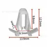 Adequado para Toyota 67771-58010 Land Cruiser Painel de Acabamento de Porta de Nylon Clipe Fixador Decorativo Carroceria