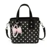 2026 Nuevo Estilo Coreano de Moda Versátil para el Día a Día Bolso de Lunares Casual Simple Estilo de Chica Bolso de Hombro
