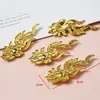 Pintura al Óleo Estilo Antiguo Imitación Esmalte Metal Piezas Florales Accesorios Rama de Ciruelo Fénix Pavo Real Mariposa DIY Accesorios para el Cabello Decoración Creativa