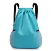 Mochila com Cordão para Homens e Mulheres, Bolsa Leve para Caminhada, Grande Capacidade para Esportes ao Ar Livre, Fitness, Basquete