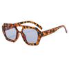 Nuevas gafas de sol irregulares de doble haz de moda, estilo retro europeo y americano, para celebridades de Internet, estilo similar, para sesiones de fotos callejeras al aire libre, gafas de sol lisas.