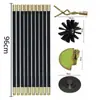 Kit de Ferramentas com Haste Flexível Extensível para Limpeza de Ralos - 14 Peças
