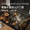 Felpudo de Cristal y Terciopelo Temu para Halloween, Transfronterizo, para Entrada, Resistente a Manchas, Resistente al Desgaste, Felpudo Decorativo, Absorbente de Agua, Antideslizante
