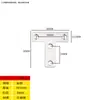 Código de Esquina de Acero Inoxidable Ángulo de Hierro/Soporte para Placa de Estante Soporte en Forma de L Conector Triángulo Pieza de Hierro Soporte de Código de Esquina de Ángulo Recto de 90 Grados