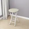 Suministro Directo de Fábrica Silla Plegable Silla de Comedor para el Hogar Silla Sencilla Silla de Ocio con Respaldo Taburete Silla Taburete Redondo Portátil para Adultos