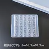 Estênceis Populares para Nail Art com Relevo de Lírio Alta Transparência Resistente à Oxidação Decorativo para Unhas Usável Ferramentas Específicas de Moagem para Fazer Nail Art