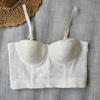 Ordem doce de leite fresco feroz Espinha de peixe sling interior e exterior desgaste perspectiva de renda malha pequena lua jacquard parte superior inferior