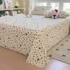 2026 Novo Estilo Musselina Gaze Dupla Bolhas Lençol de Cama Peça Única Colcha de Dormitório Fronha Única Conjunto de Três Peças Lavável à Máquina para Todas as Estações