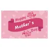 Tecido de Fundo para o Dia das Mães Transfronteiriço Decoração de Festa Bandeira FELIZ DIA DAS MÃES Bandeira Rosa