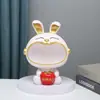 Coelho Boca Grande Porta-Chaves de Entrada Enfeites Decoração Moderna de Luxo Leve para Sala de Estar de Casa Enfeites para Rack de TV de Casa