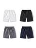 Shorts de traje para niños con cintura elástica antiarrugas azul marino pantalones de medio largo para niños pantalones negros uniforme escolar actuación
