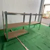 Almacén de Fábrica Estanterías Metálicas Galvanizadas con Diversas Especificaciones y Tableros de Madera Multicapa Estanterías de Almacenamiento en Capas Libres