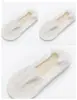 Calcetines de Seda de Hielo para Mujer, Calcetines Cortos de Verano Finos de Corte Bajo con Agarre Antideslizante de Silicona, Calcetines Invisibles de Malla Transpirable, Modernos