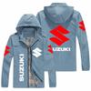 Jaqueta masculina Amazon ebay comércio exterior transfronteiriça Europa e Estados Unidos desejo casaco masculino logo de carro gola de jaqueta jaqueta para meia-idade