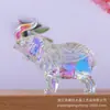 Elefante de Nariz Larga Animal Decorativo Esmaltado de Color Decoración Suave para Sala de Estar Regalo para Niños Artesanías de Cristal Transfronterizas