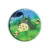 Totoro Miyazaki Anime Baqi Insignia de hojalata bidimensional Colgante