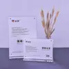 Fuerte magnético Letrero de mesa tipo T tarjeta de mesa transparente soporte de exhibición acrílico soporte para letrero de mesa tarjeta de mesa soporte para tarjeta de mesa tarjeta de mesa multi-tipo