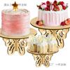 Soporte Dropshipping Decoración Fiesta de Cumpleaños Decoración de Pastel Madera Maciza Soporte para Postres Vertical de Madera Soporte para Postres Mariposa