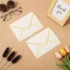 Sobres de Lujo de Colores con Estampado Dorado, Papel de Carta Personalizado, Tarjetas de Felicitación, Impresión en Relieve, Logotipo, Postales, Juegos de Invitación