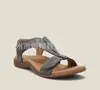 43 tamanho grande fundo grosso salto plataforma sapatos femininos fivela de velcro sandálias femininas