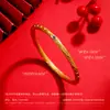 Brazalete de Plata de Ley Círculo Gankun de Nezha Pie de Plata 9999 Brazalete para Hombres y Mujeres Sólido Nicho Brazalete de Pareja Regalo Explosiones