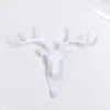 Colgador de pared creativo de asta de ciervo nórdico perchero de pared decoración de pared para entrada de vestidor perchero para llaves sin perforación
