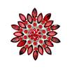 Broche de Circonita de Flor Coreana Broche Pin de Lujo Decoración Anti-Exposición Nicho Abrigo Moda de Mujer