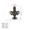 Jingmao Hardware Home Decoração Anel estilo europeu Bronze pendurado anel gaveta anel único furo puxar anel maçaneta da porta